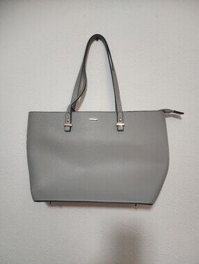 Lovevook Elegant Gray Women's Tote Bag - Structured Everyday Shoulder Bag